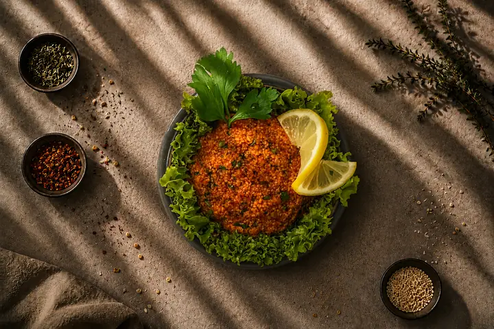 Bulgur Bowl — Bulgur mit Paprika und Tomate, Granatapfeldressing.